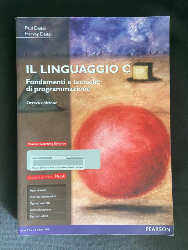 Copertina: IL LINGUAGGIO C FONDAMENTI E TECNICHE DI PROGRAMMAZIONE
