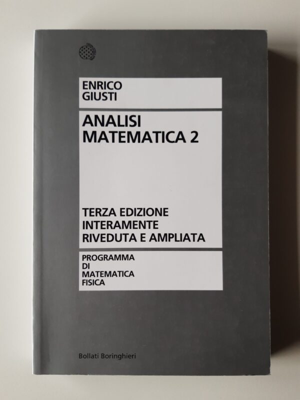 Copertina: ANALISI MATEMATICA 2