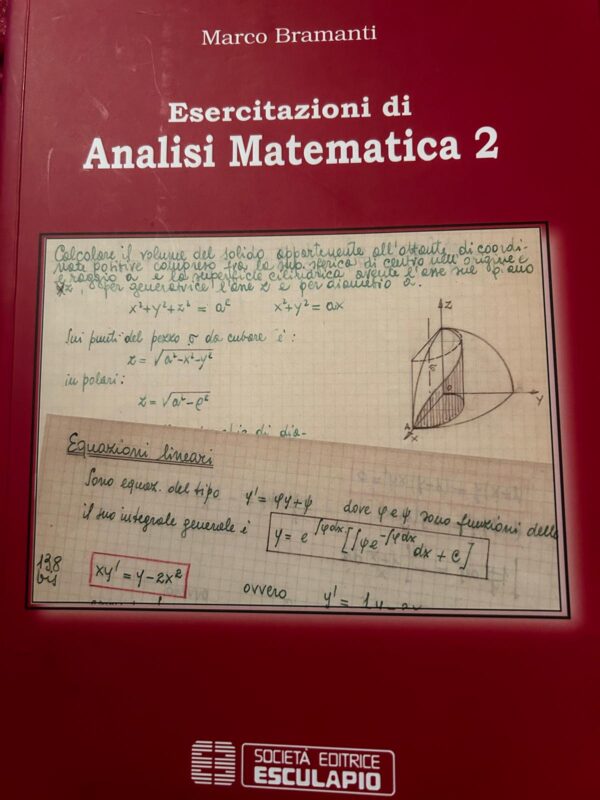 Copertina: Esercitazioni di Analisi Matematica 2