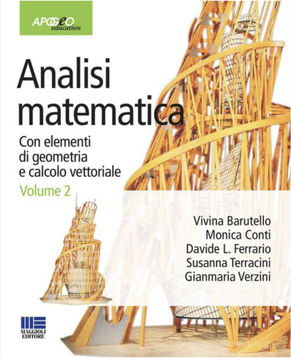 Copertina: Analisi matematica. Con elementi di geometria e calcolo vettoriale