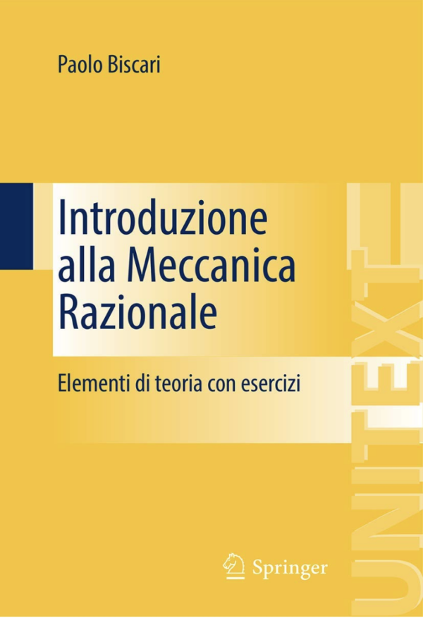 Copertina: Introduzione alla meccanica razionale. Elementi di teoria con essrcizi.