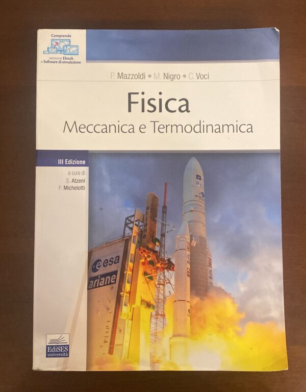 Copertina: Mazzoldi, Nigro, Voci-Fisica-Volume I, Meccanica e Termodinamica