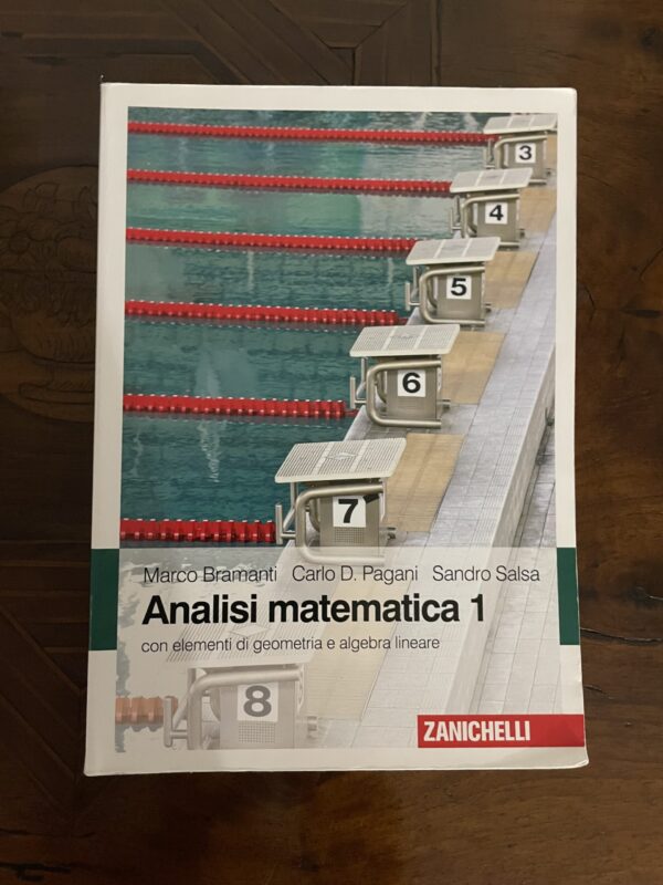 Copertina: Analisi matematica 1 bramanti Pagani salsa