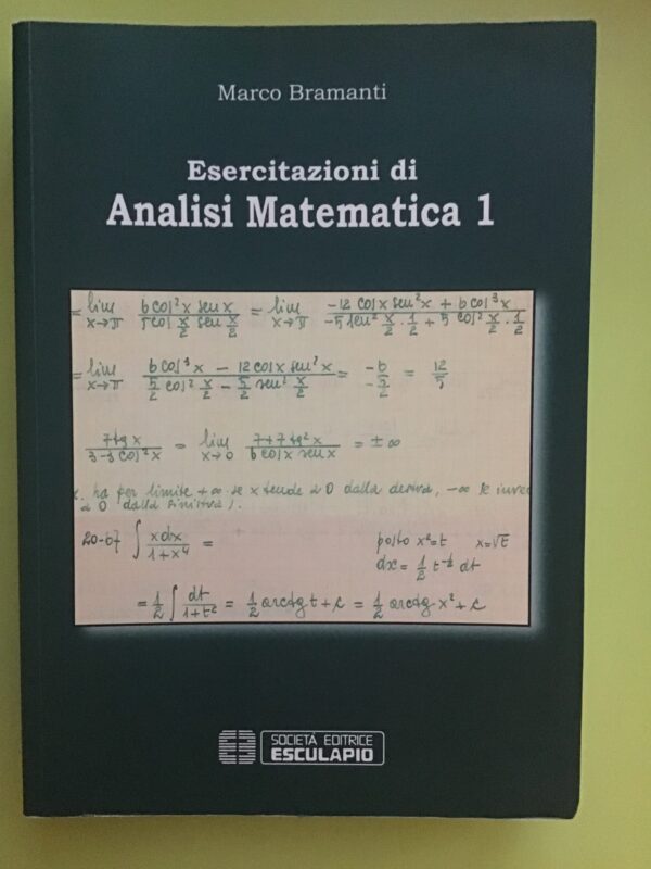Copertina: Esercitazioni di Analisi matematica I