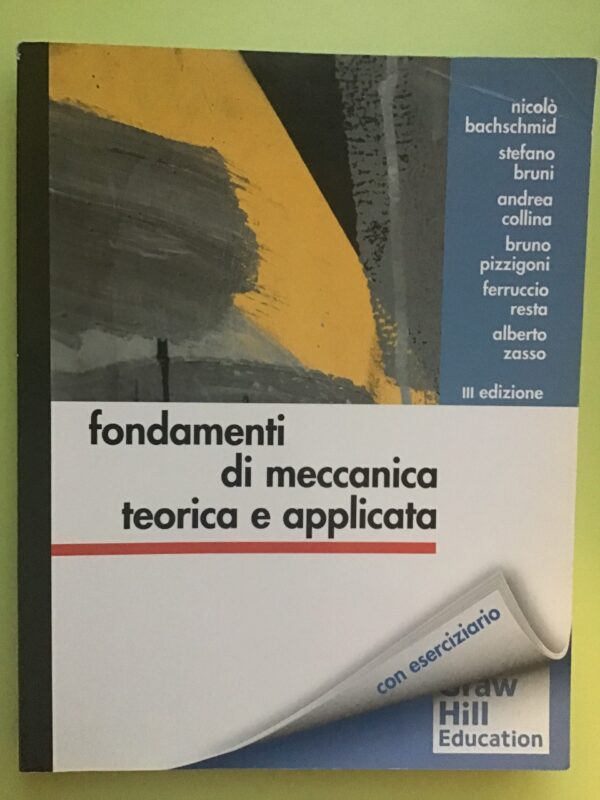 Copertina: Fondamenti di meccanica teorica e applicata