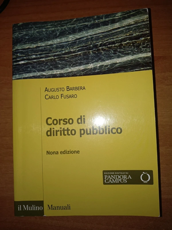 Copertina: Corso di Diritto pubblico