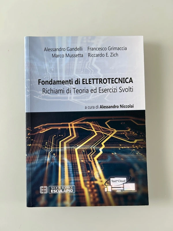 Copertina: Fondamenti di elettrotecnica. Richiami di teoria ed esercizi svolti