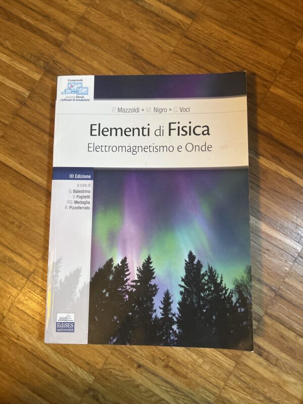 Copertina: elementi di fisica, elettromagnetismo e onde